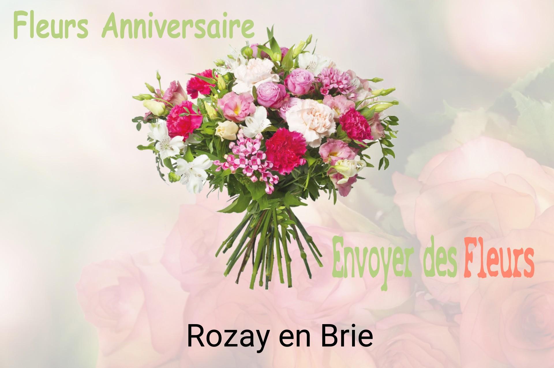 Bouquet de fleurs d’anniversaire livré à Rozay-en-Brie