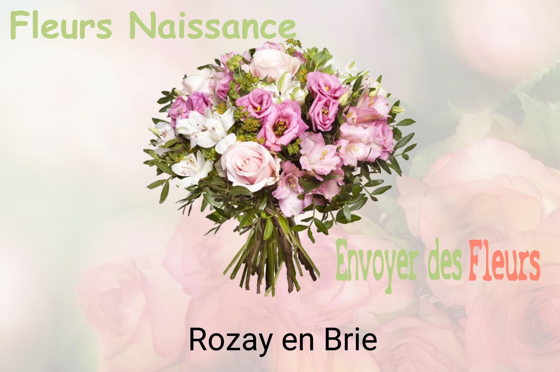 Bouquet de fleurs de naissance livré à Rozay-en-Brie