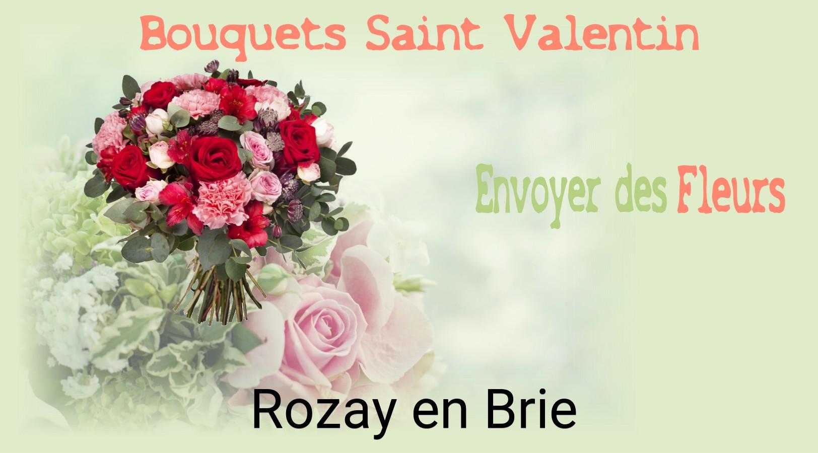 Roses de Saint-Valentin livrées à Rozay-en-Brie